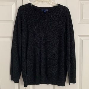 NWOT Basic editions knit black sweater